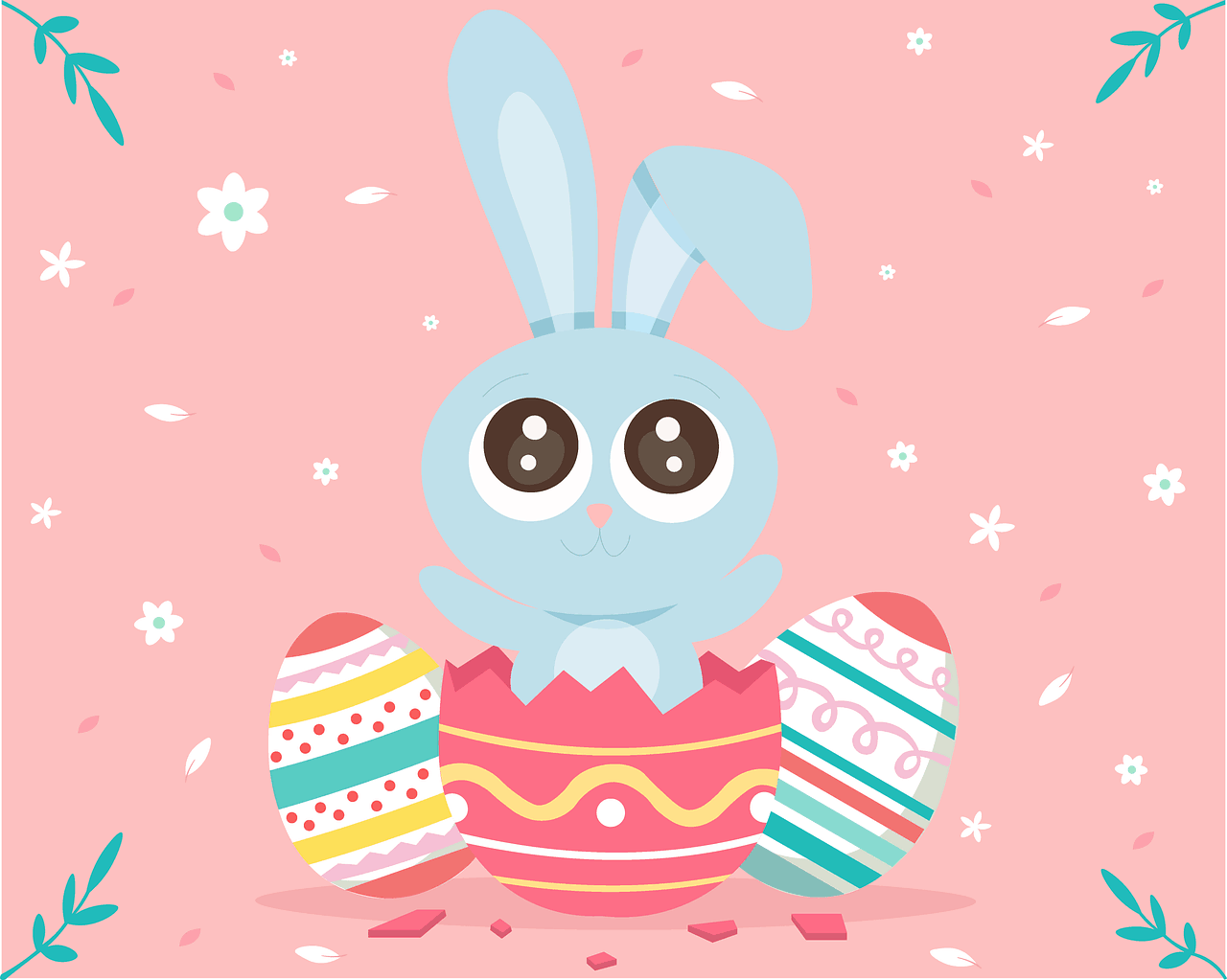 Easter Rabbit Egg Cute Spring